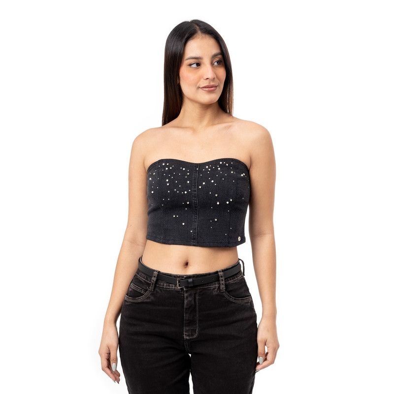 PIONIER - Top Denim Stretch Mujer Giah Pionier
