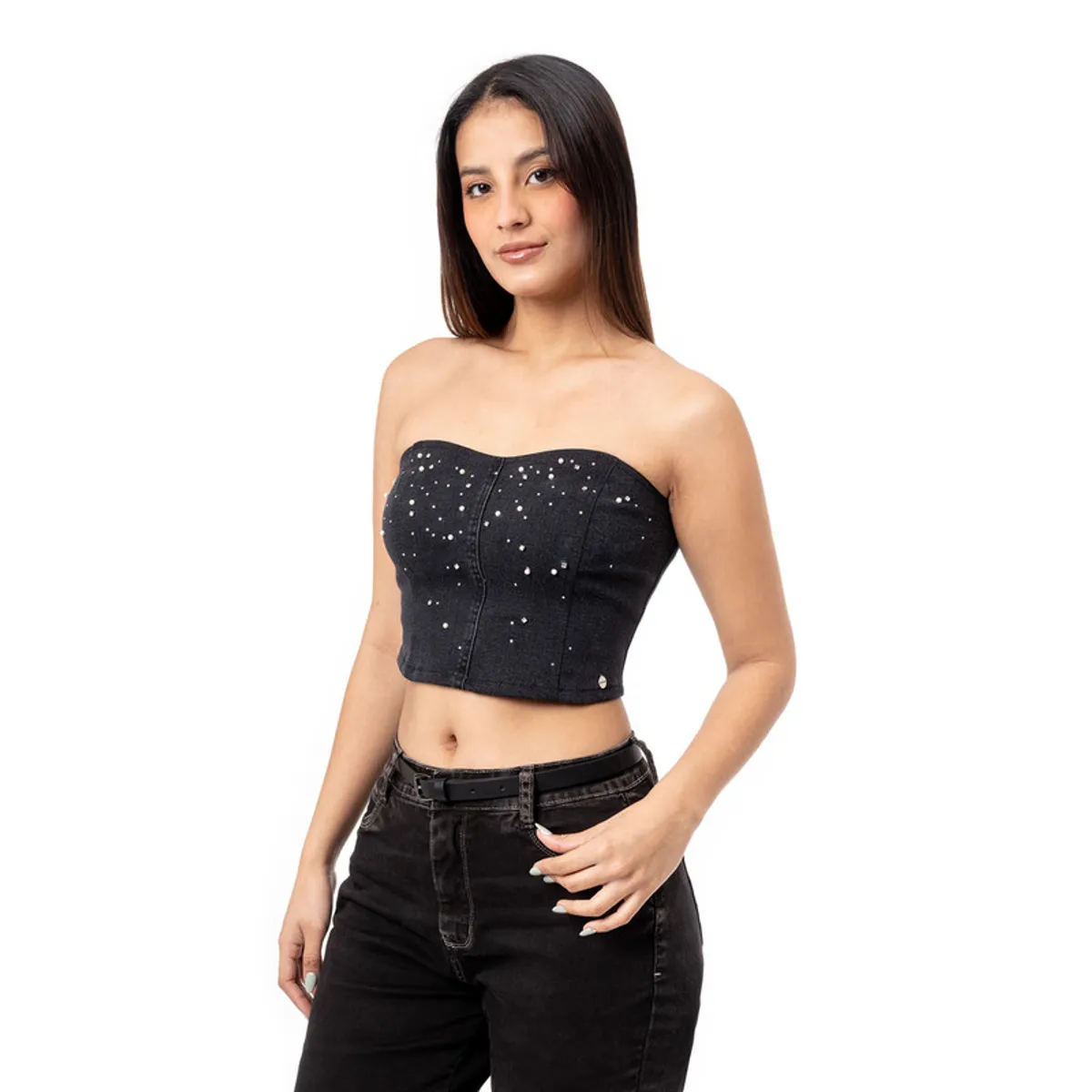 PIONIER - Top Denim Stretch Mujer Giah Pionier