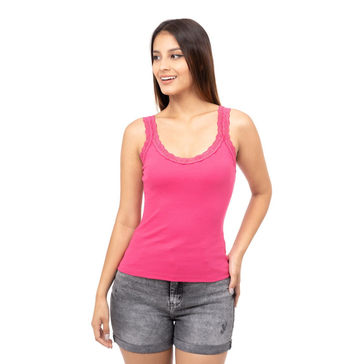 Pionier - Tops Basico Rib Lycrado Aidyn Mujer