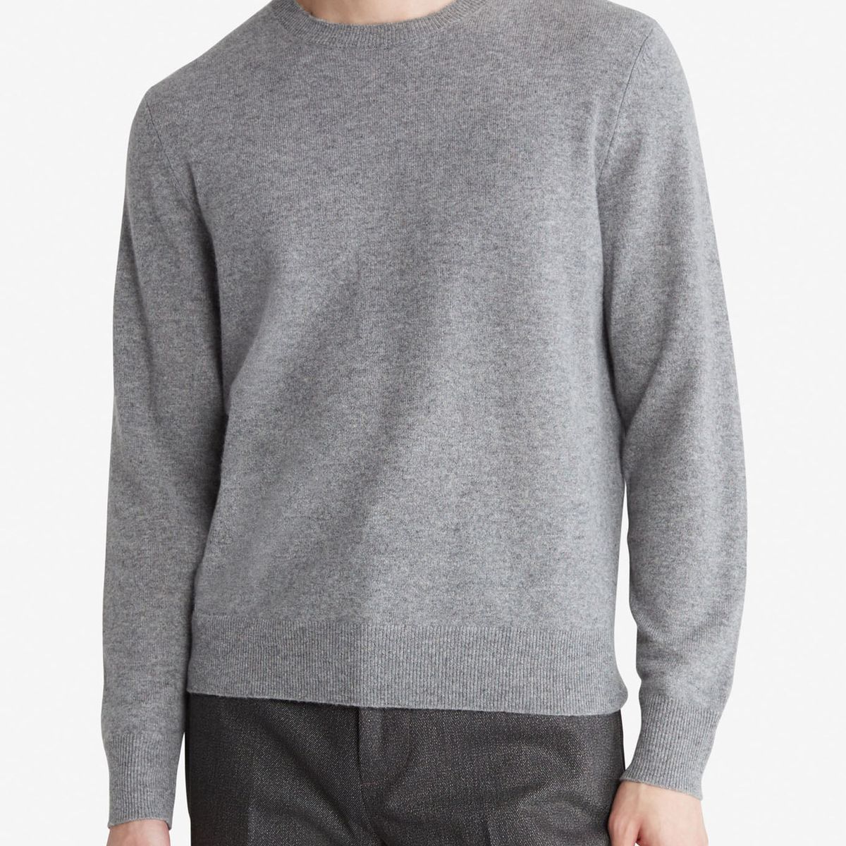 CALVIN KLEIN - SWEATER LS CASHMERE BLEND CREWNK SWEAT