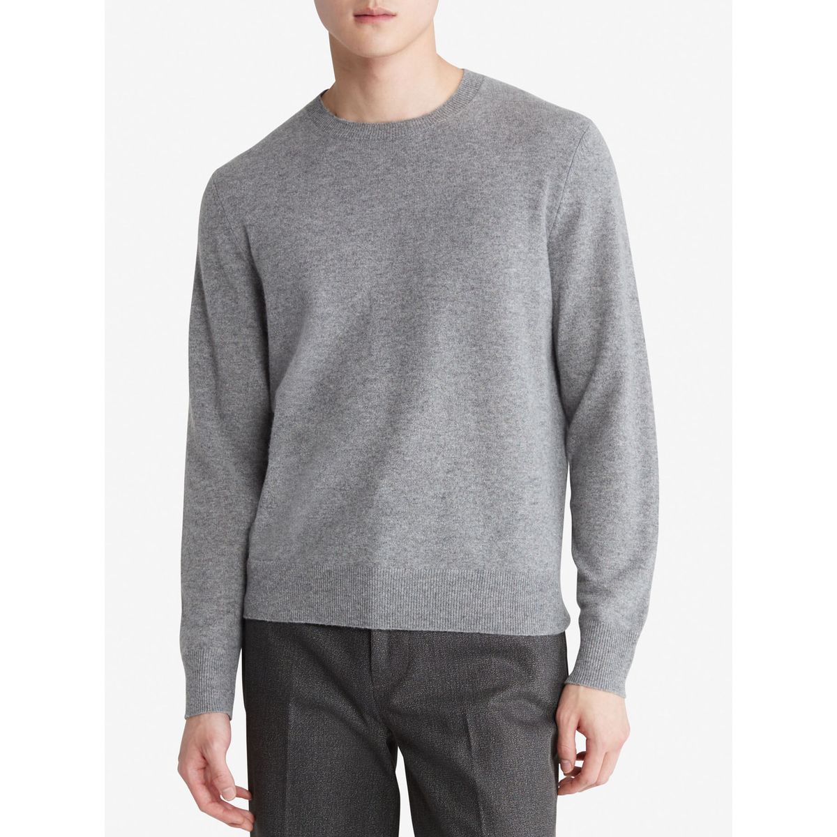 CALVIN KLEIN - SWEATER LS CASHMERE BLEND CREWNK SWEAT