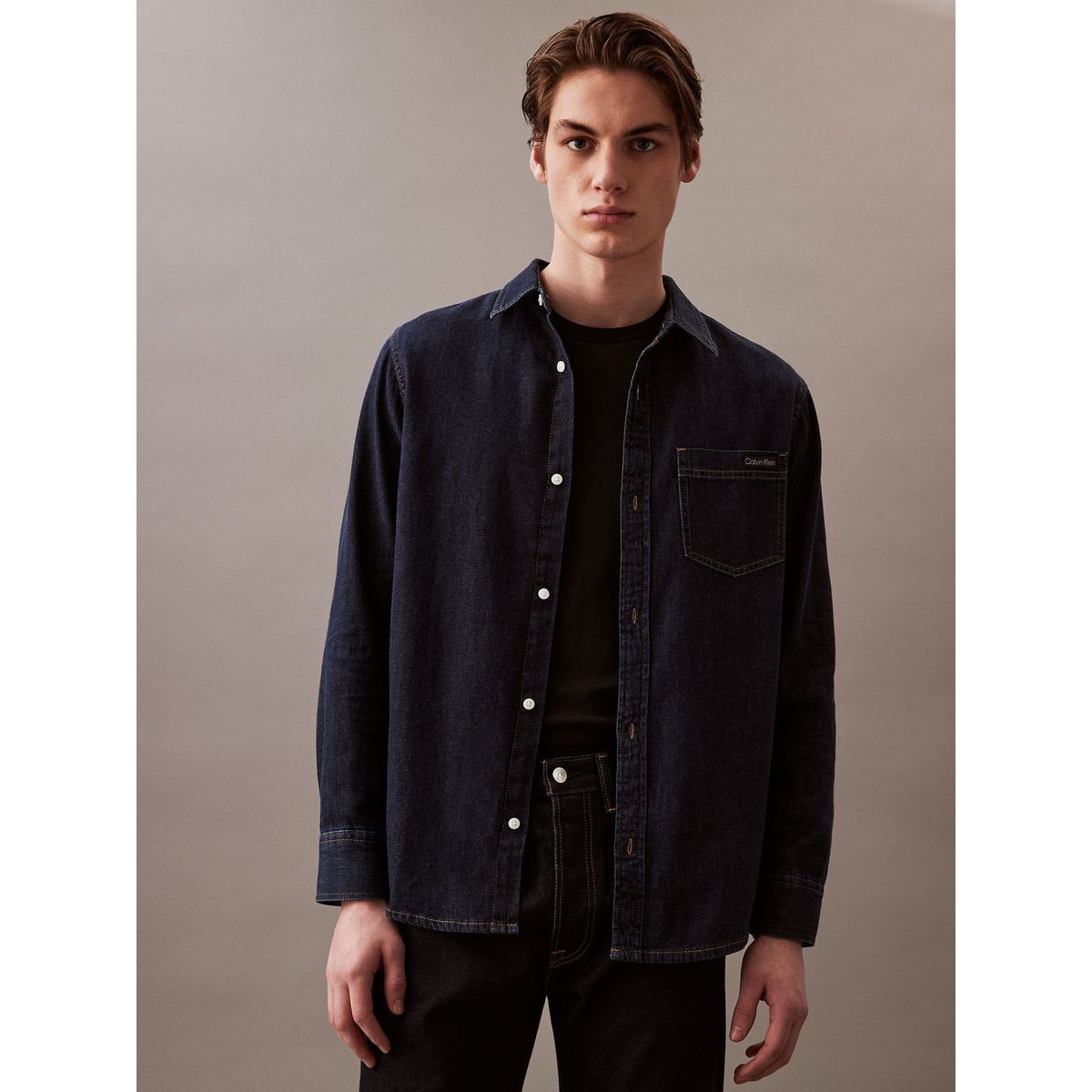 CALVIN KLEIN - CAMISA CK CLASSIC RINSE CLASSIC DENIM