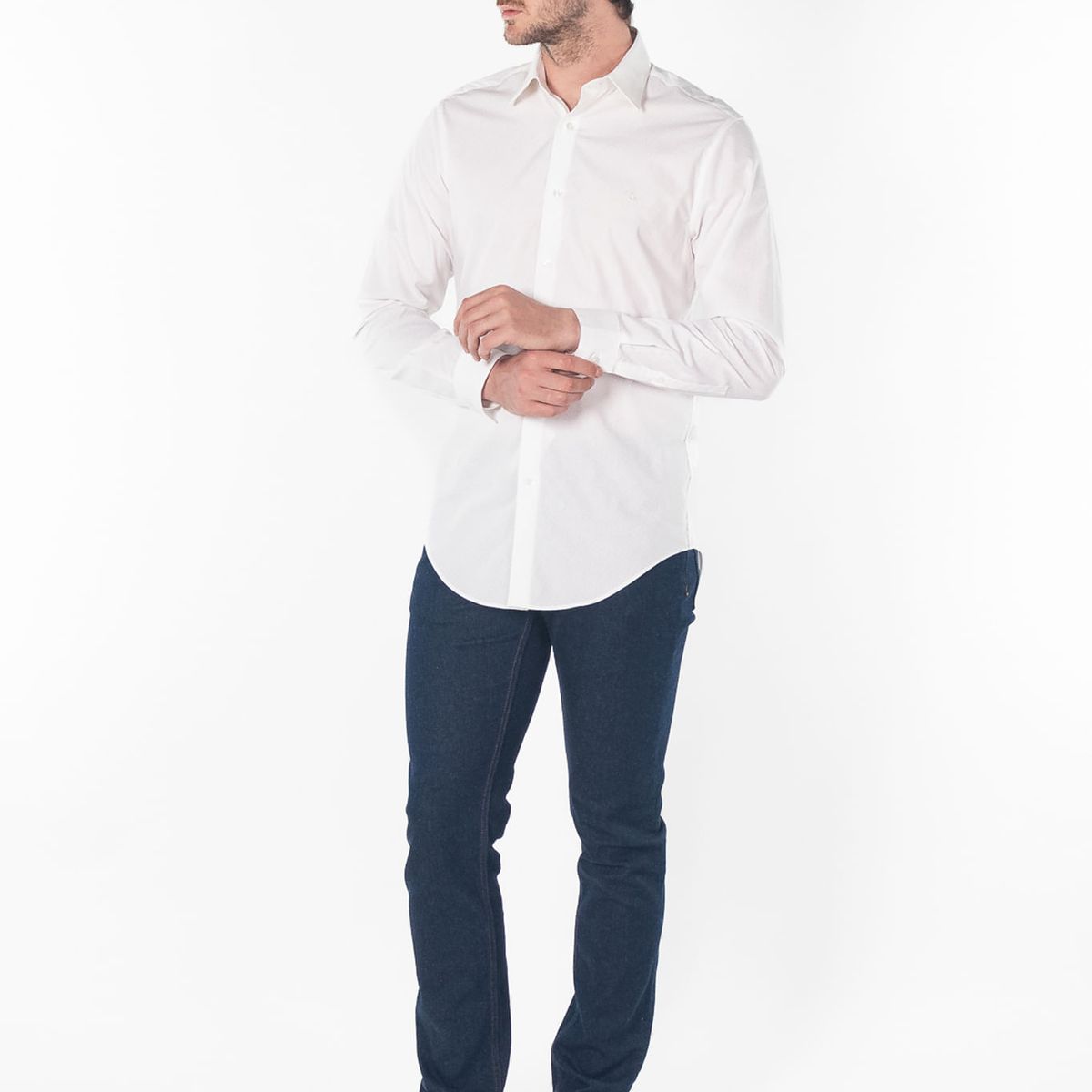 CALVIN KLEIN - CAMISA LS SLIM FIT WF-SF