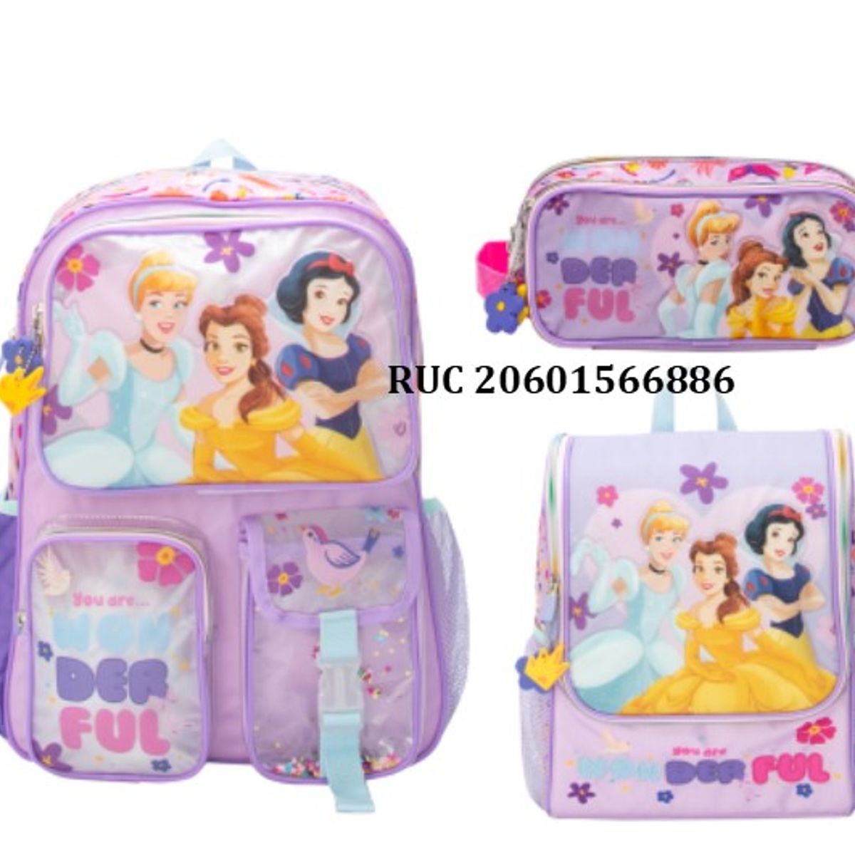 SET MOCHILA DREAMLAND PRINCESAS, marca DISNEY CLASICOS - Foto Principal