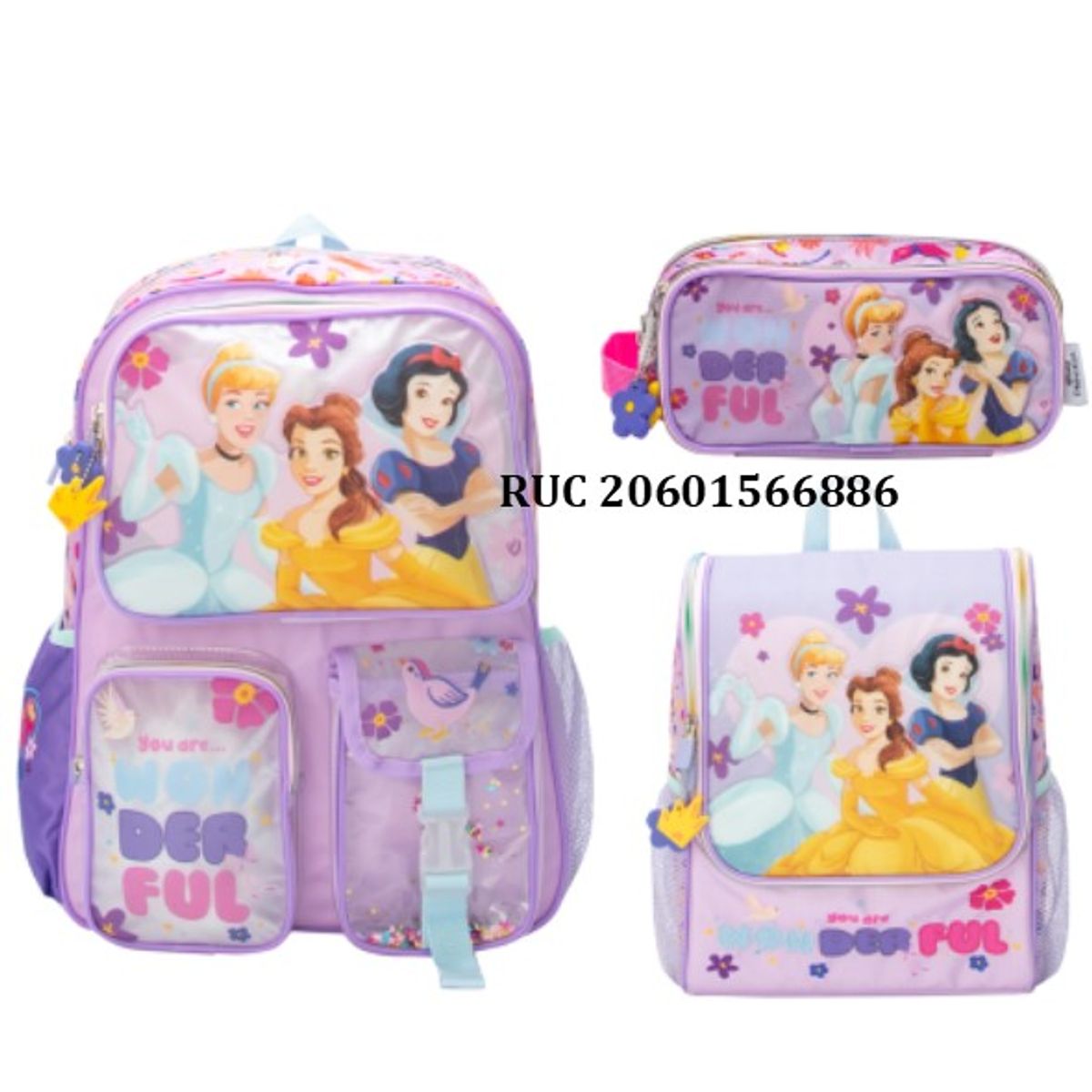 SET MOCHILA DREAMLAND PRINCESAS, marca DISNEY CLASICOS - Foto Principal