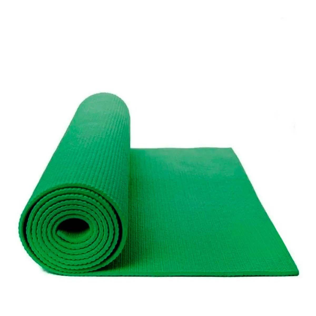 GENERICO - Mat de Goma Eva Practico para Yoga en Casa Verde 8mm