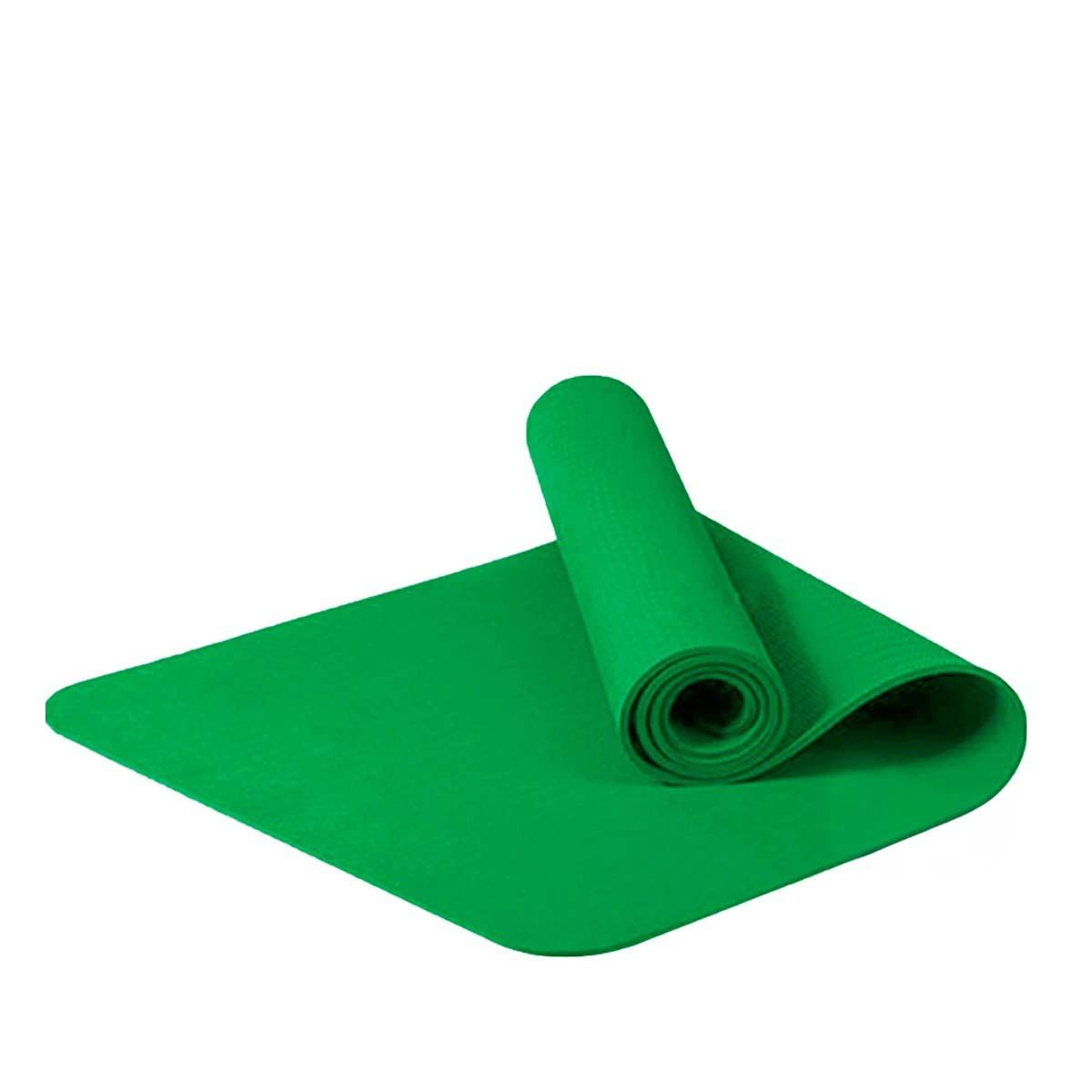 GENERICO - Mat de Goma Eva Practico para Yoga en Casa Verde 8mm