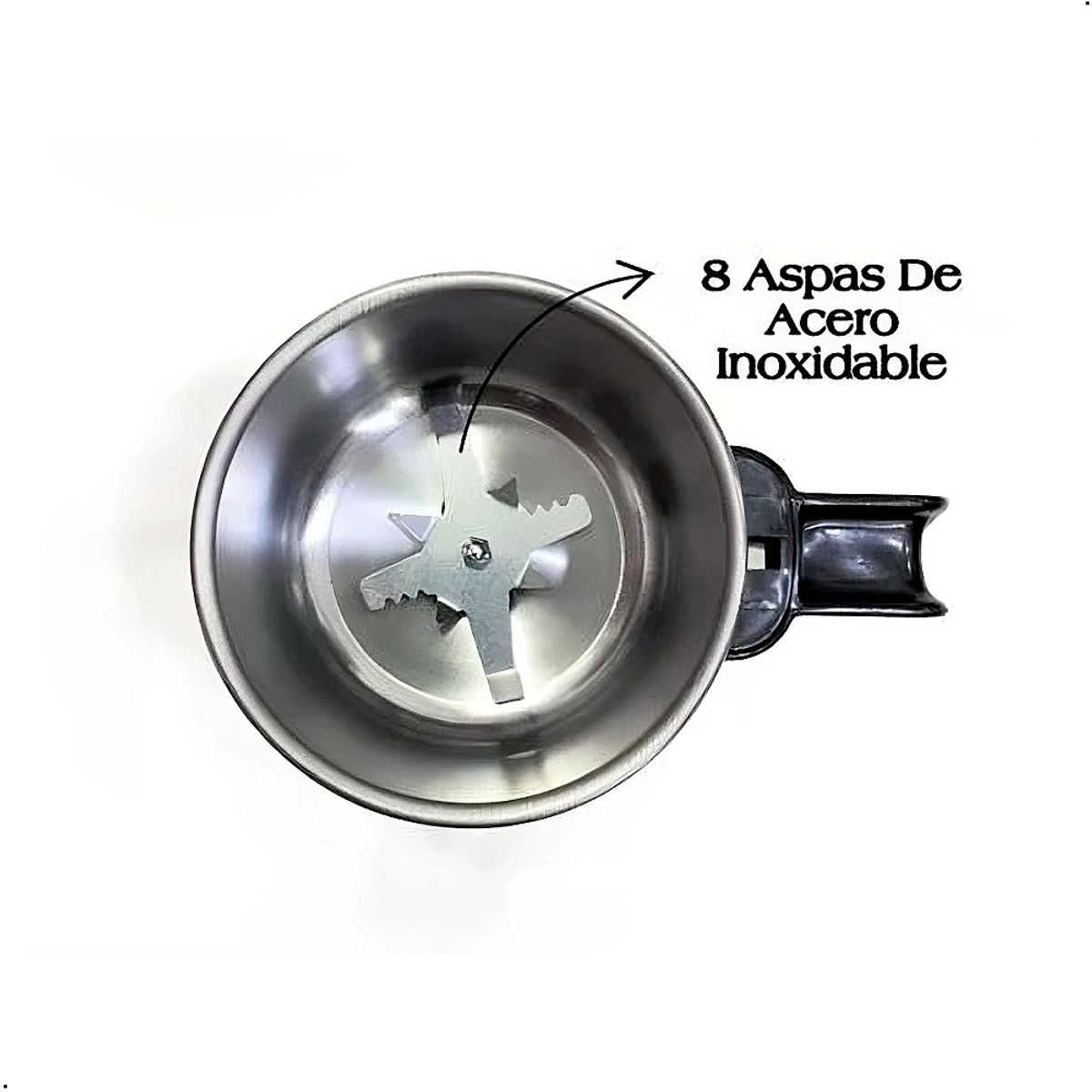 RAFF - Raf R.7132 8 cuchillas molino eléctrico de café granos 300W