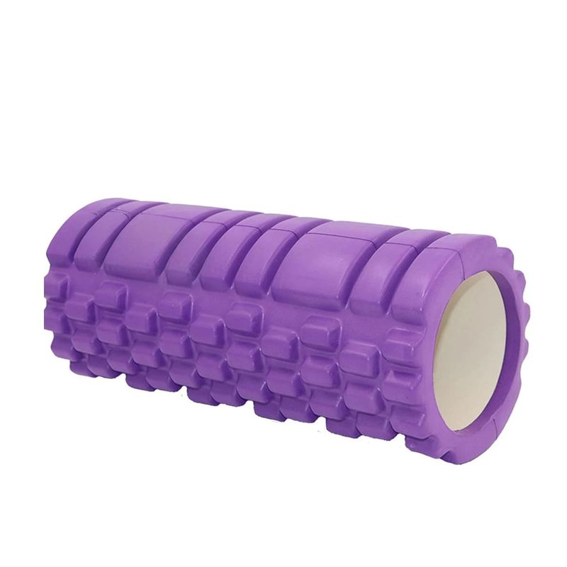 GENERICO - Pack2 Rodillo Roller Fitness Resistente en Color Morado