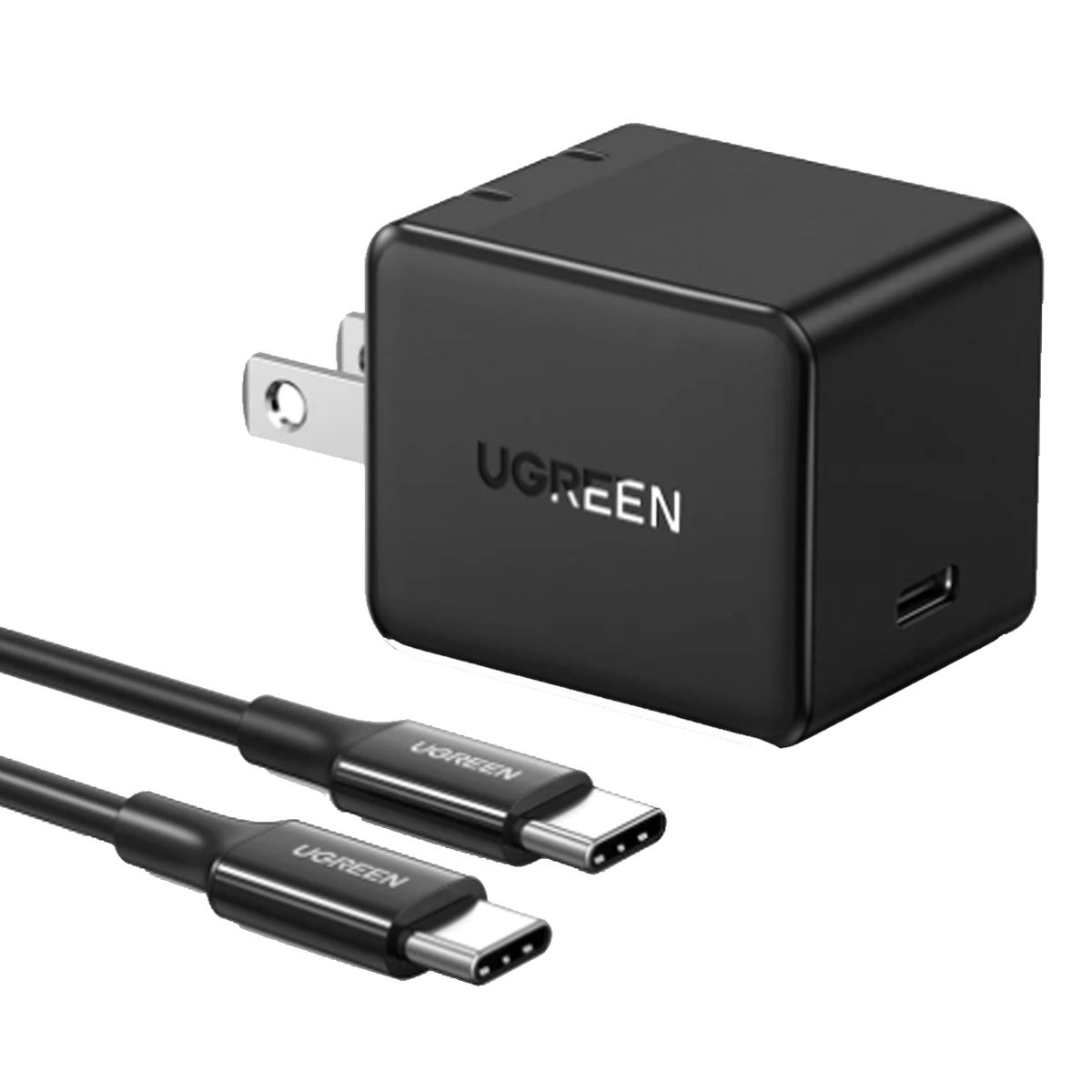 UGREEN - Ugreen Cargador Usb C 25w + Cable Usb-C 50576 Negro