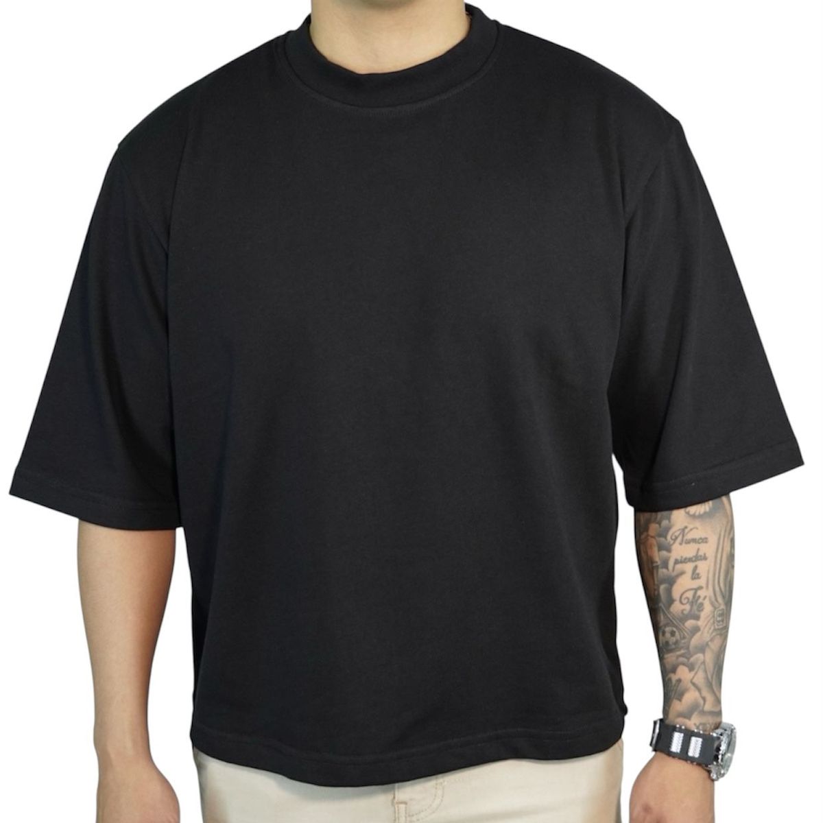 GENERICO - Polo Boxy Fit de Algodon Para HombreUnisex De Manga corta