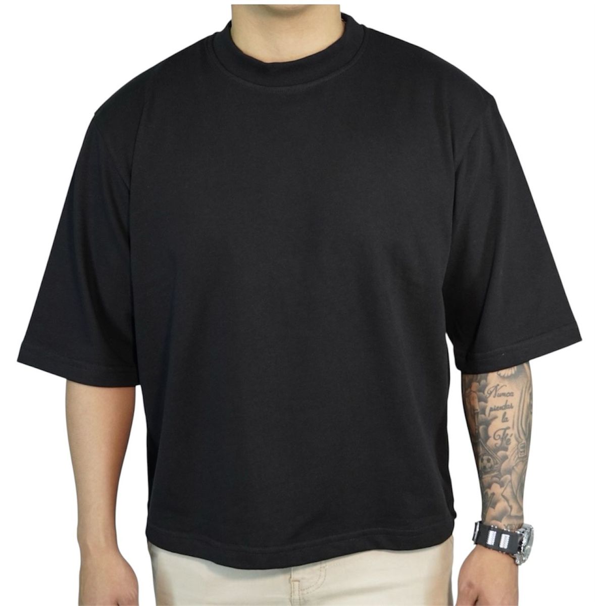 GENERICO - Polo Boxy Fit de Algodon Para HombreUnisex De Manga corta