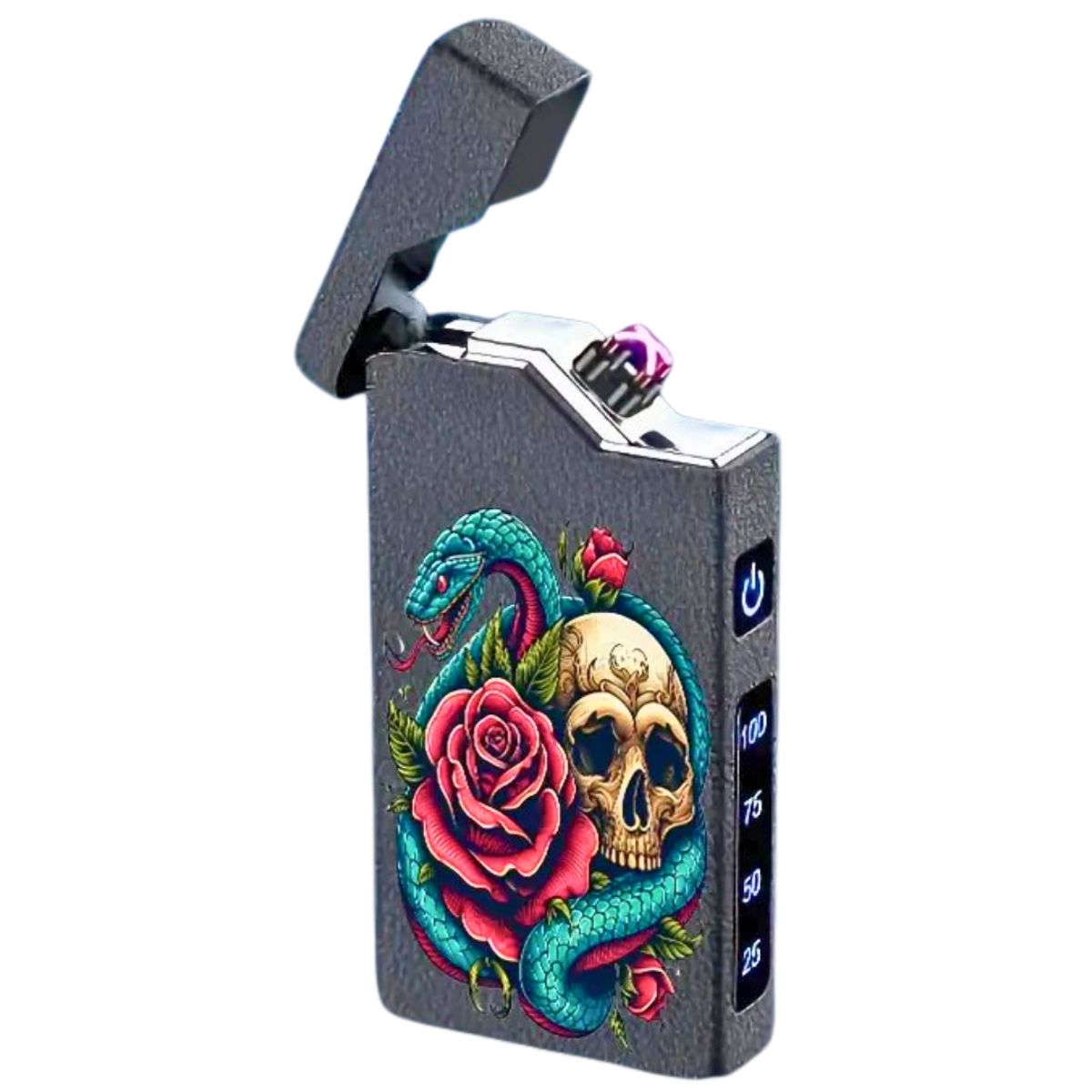 GENERICO - Encendedor Serpiente Calavera Black