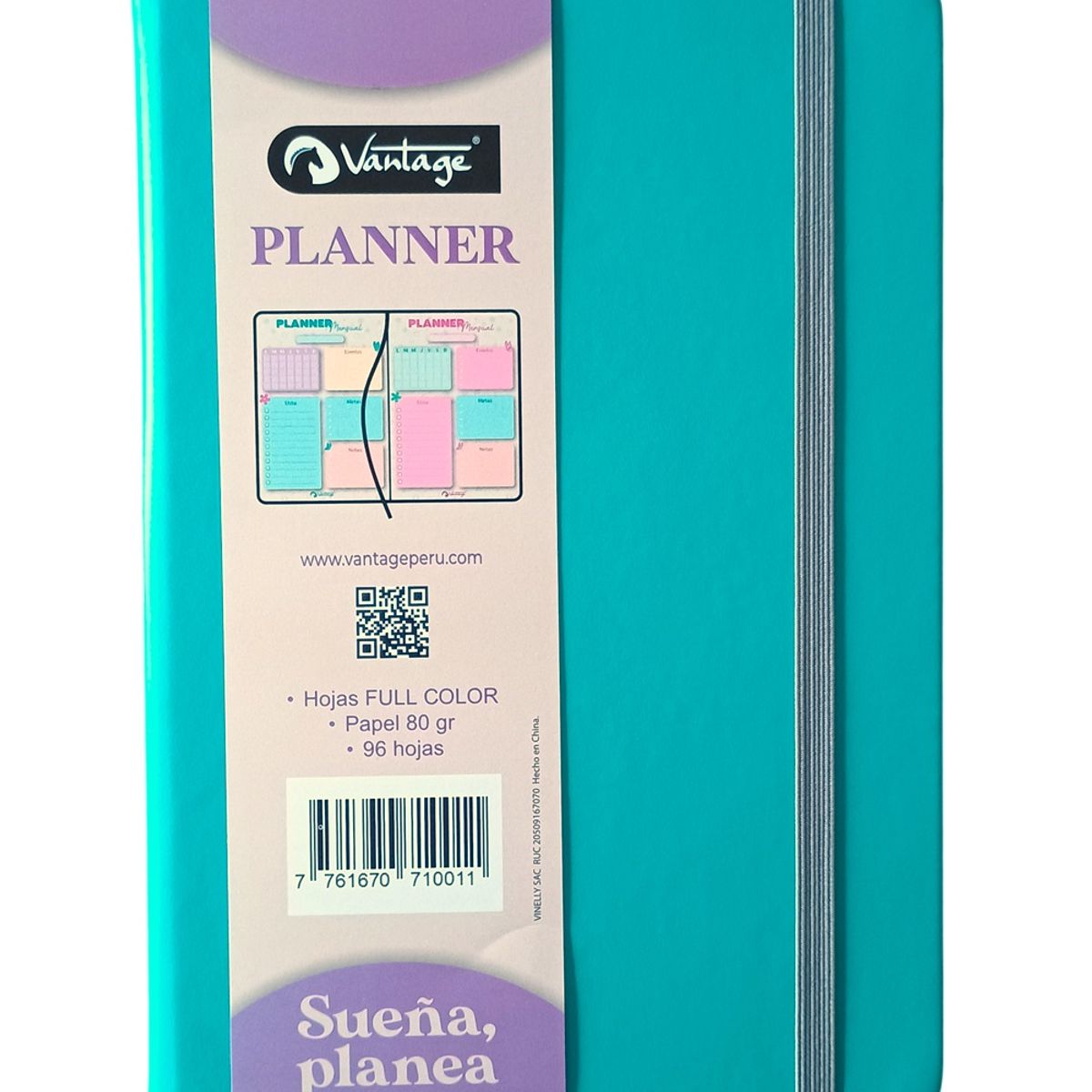 VANTAGE - PLANNER VANTAGE TURQUESA 14x21