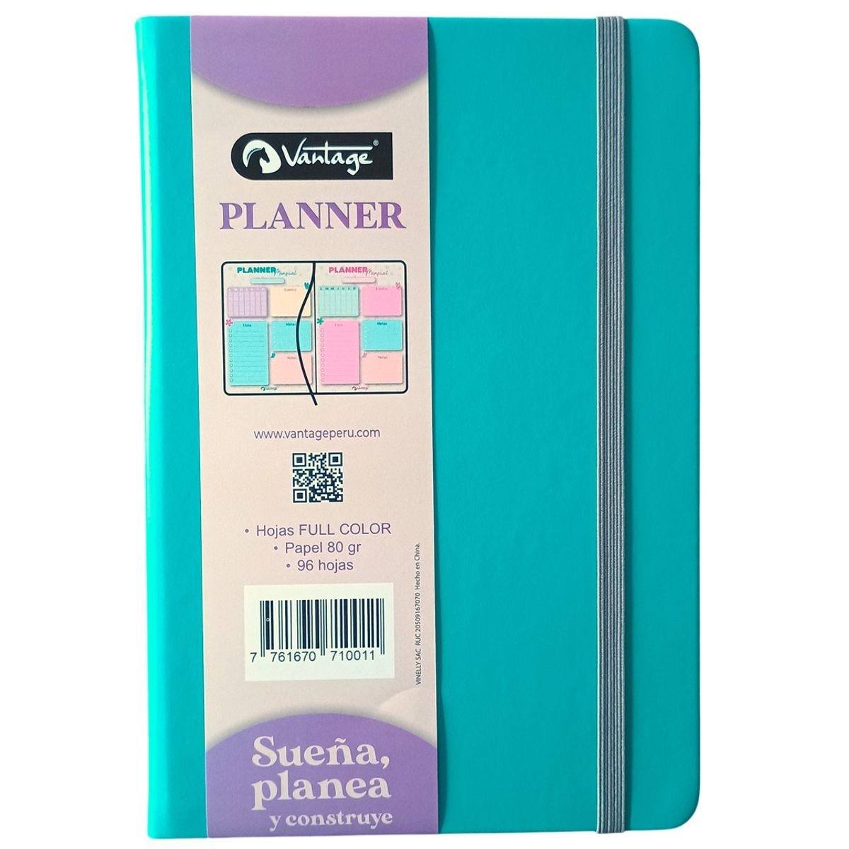 VANTAGE - PLANNER VANTAGE TURQUESA 14x21