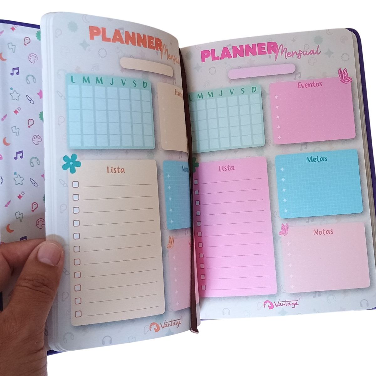 VANTAGE - PLANNER VANTAGE TURQUESA 14x21