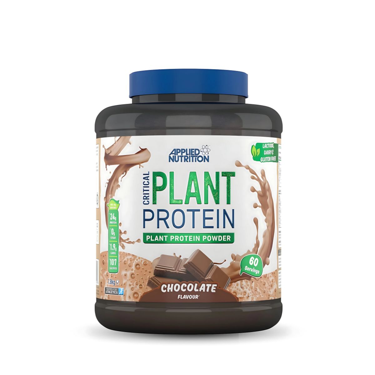 APPLIED NUTRITION - Critical Plant Protein - Proteina Vegana 1.8 kg chocolate + Creatina dragon pharma 300 g
