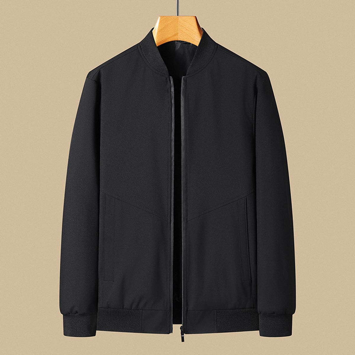 BAALATHKKO5 - Chamarra Rompeviento Hombre Impermeable - Negro XL