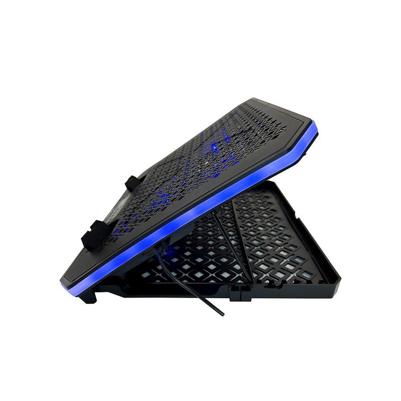 TEROS - Cooler Teros Te-7130N Para Notebooks De Hasta 15.6", 3 Ventiladores De