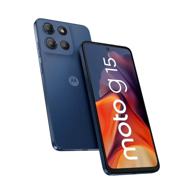 MOTOROLA - Motorola G15 Smartphone 4Gb Ram 512Gb Almacenamiento Azul Conectivida
