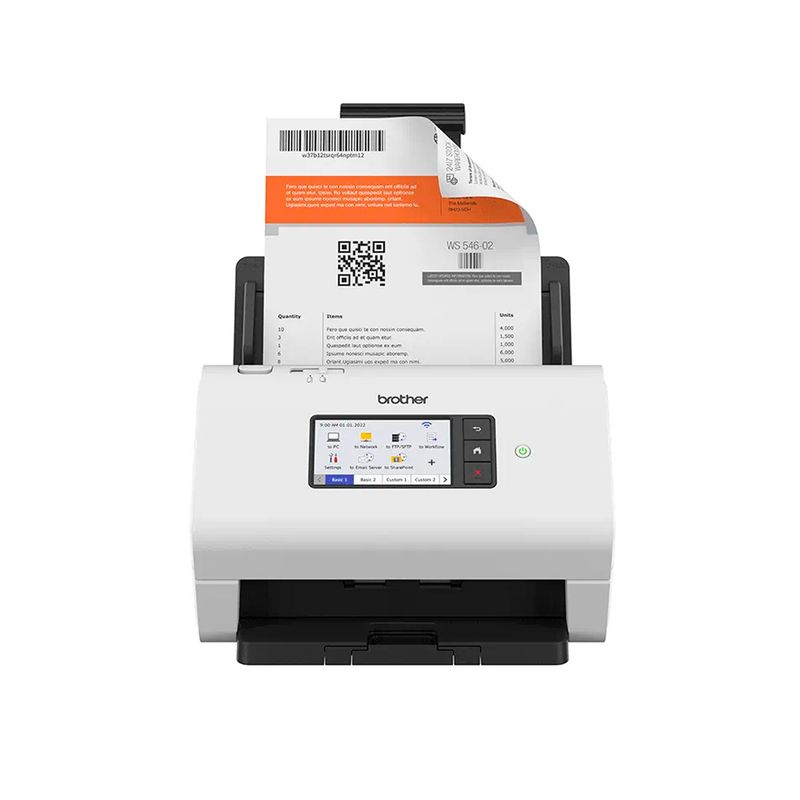 BROTHER - ESCANER BROTHER ADS-4900W 600PPP OPTICO 48BITS COLOR USB PN ADS4900W