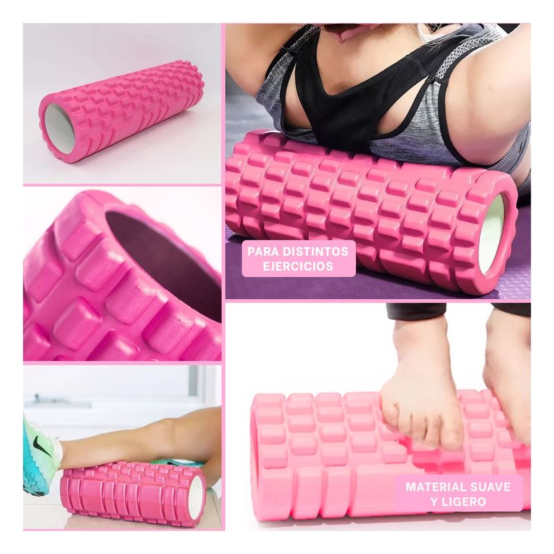 GENERICO - Pack6 Rueda Dinamica para Ejercicio Rosado Y+Regalo Agendita