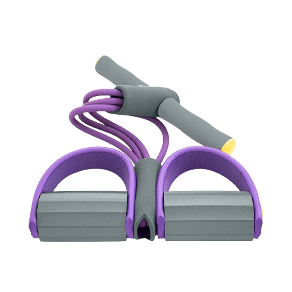 GENERICO - Liga Tensor de Pedal Funcional en Color Morado y Plomo