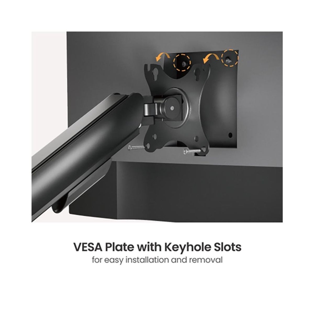 BRATECK - Rack Soporte Flexible para Monitor 17 A 32