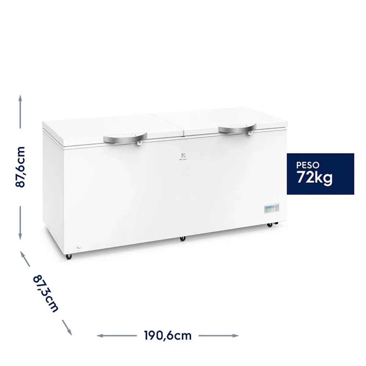 ELECTROLUX - Congelador Horizontal 708 litros Electrolux Blanco EFC70W2HTW