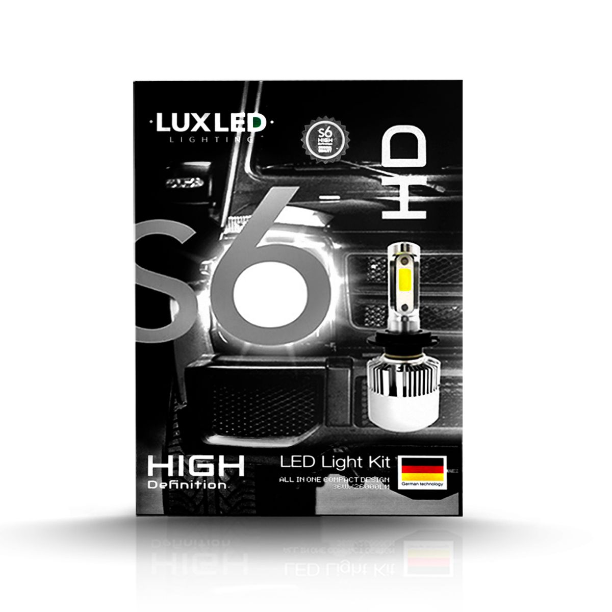 GENERICO - KIT FOCOS LED LUXLED S6 H4 HD