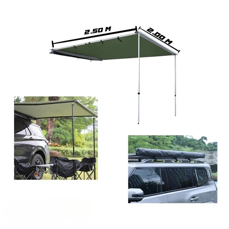 TECGO - TOLDO SOMBRILLA LATERAL VERDE