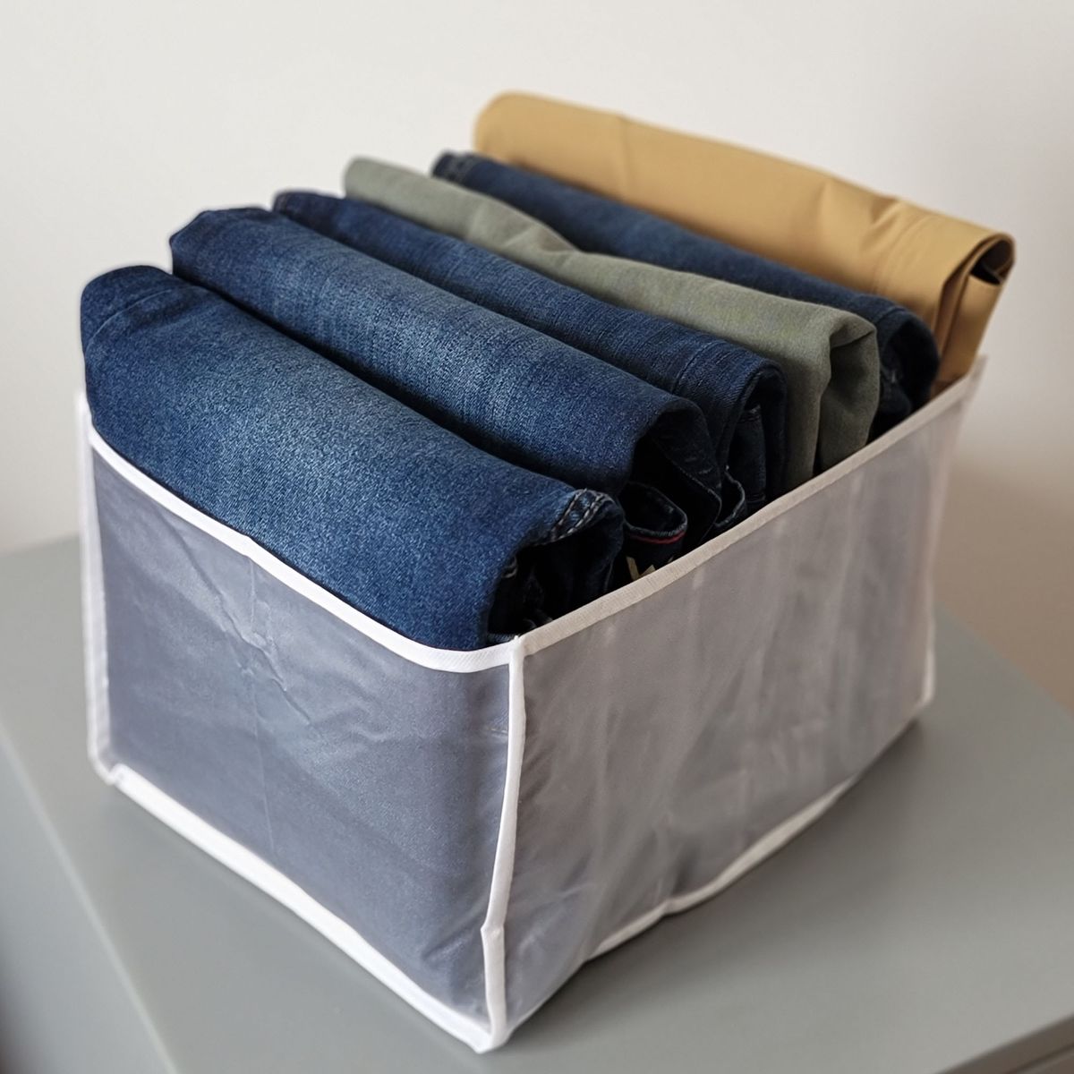 GENERICO - Organizador de buzos pantalones jeans para cajones closet