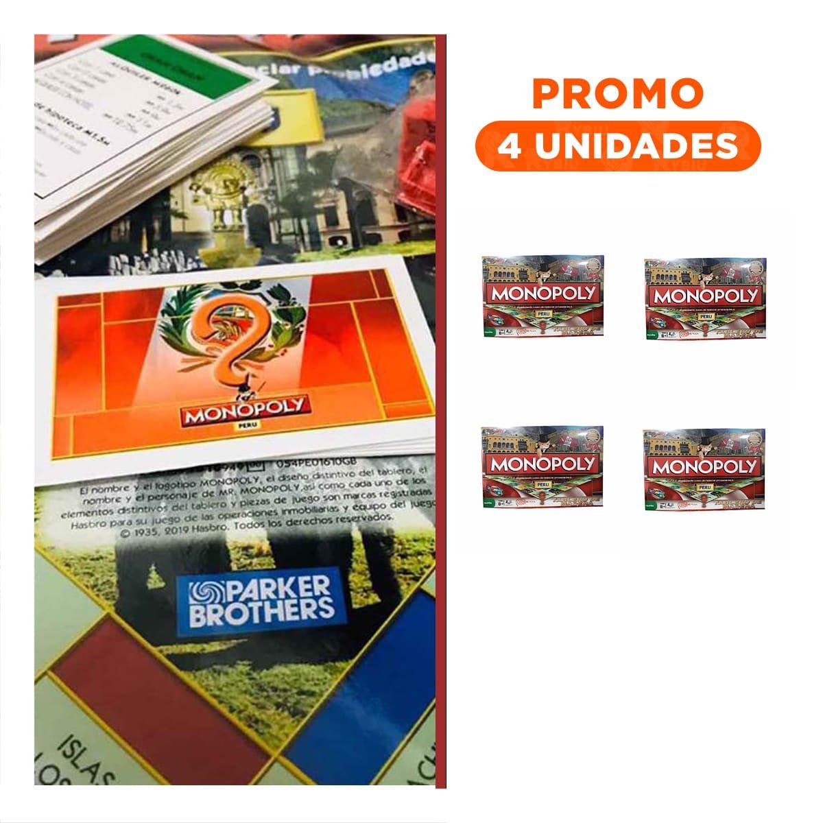 RYBIU IMPORT - Pack4 Juego de Mesa Moderno con Diseno Peru en Rojo y Verde