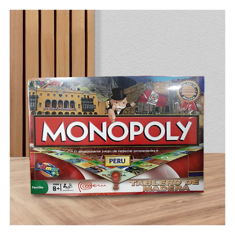 GENERICO - Pack4 Monopoly Divertido en Rojo y Verde Y+Ligas de Regalo