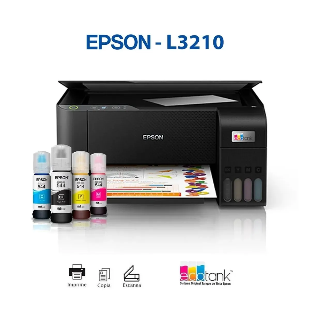 EPSON - IMPRESORA EPSON ECOTANK L3210  USB