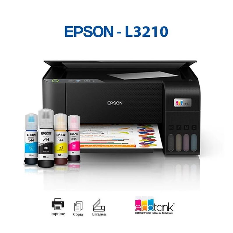 EPSON - IMPRESORA EPSON ECOTANK L3210  USB