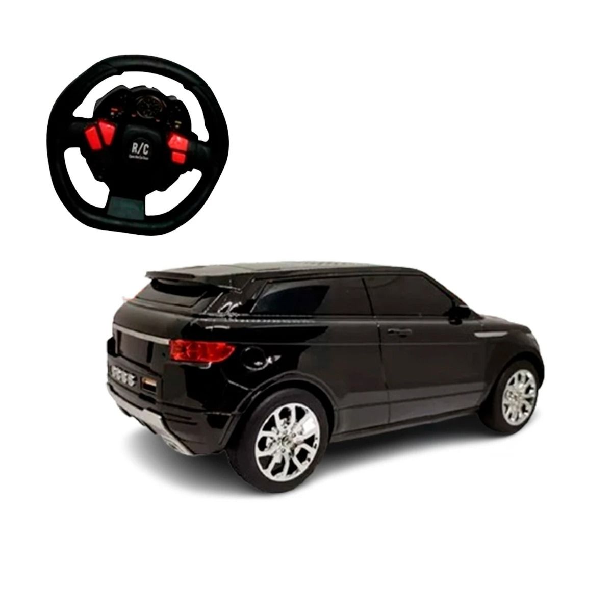 GENERICO - Carro con Control Remoto en Forma de Timon Negro