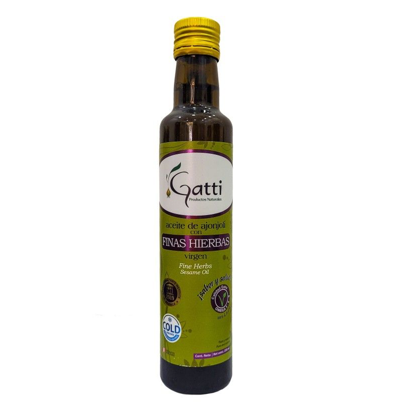 GATTI - Aceite de Ajonjolí Con Finas Hierbas x 250 ml - Gatti
