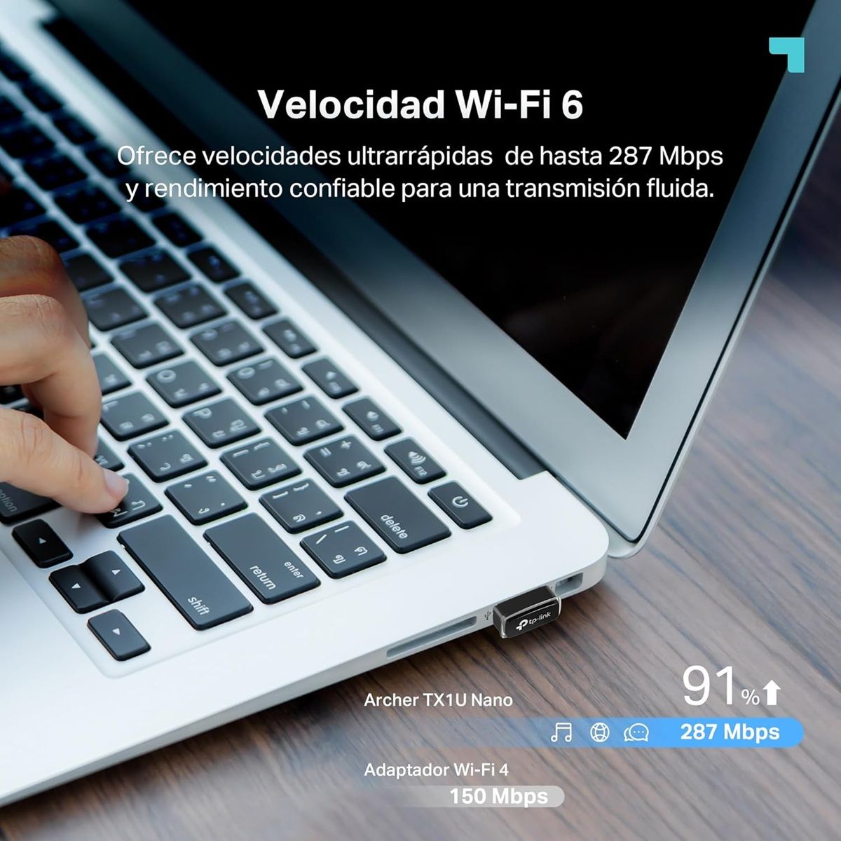 TP LINK - TP-Link - Adaptador USB Archer TX1U Nano AX300 WiFi 6