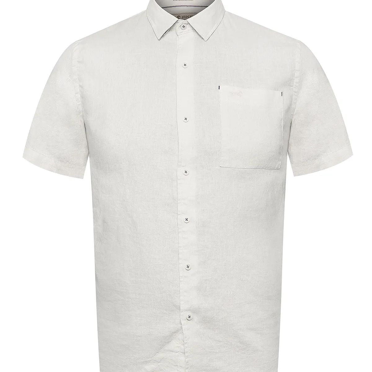ROCKFORD - Camisa Rockford Hombre Linenshort Blanco ROCKFORD