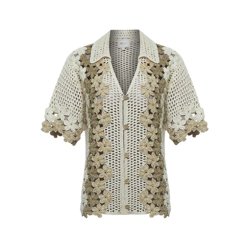 ROCKFORD - Polo Algodón Orgánico Rockford Mujer Gogo Beige/Crudo ROCKFORD