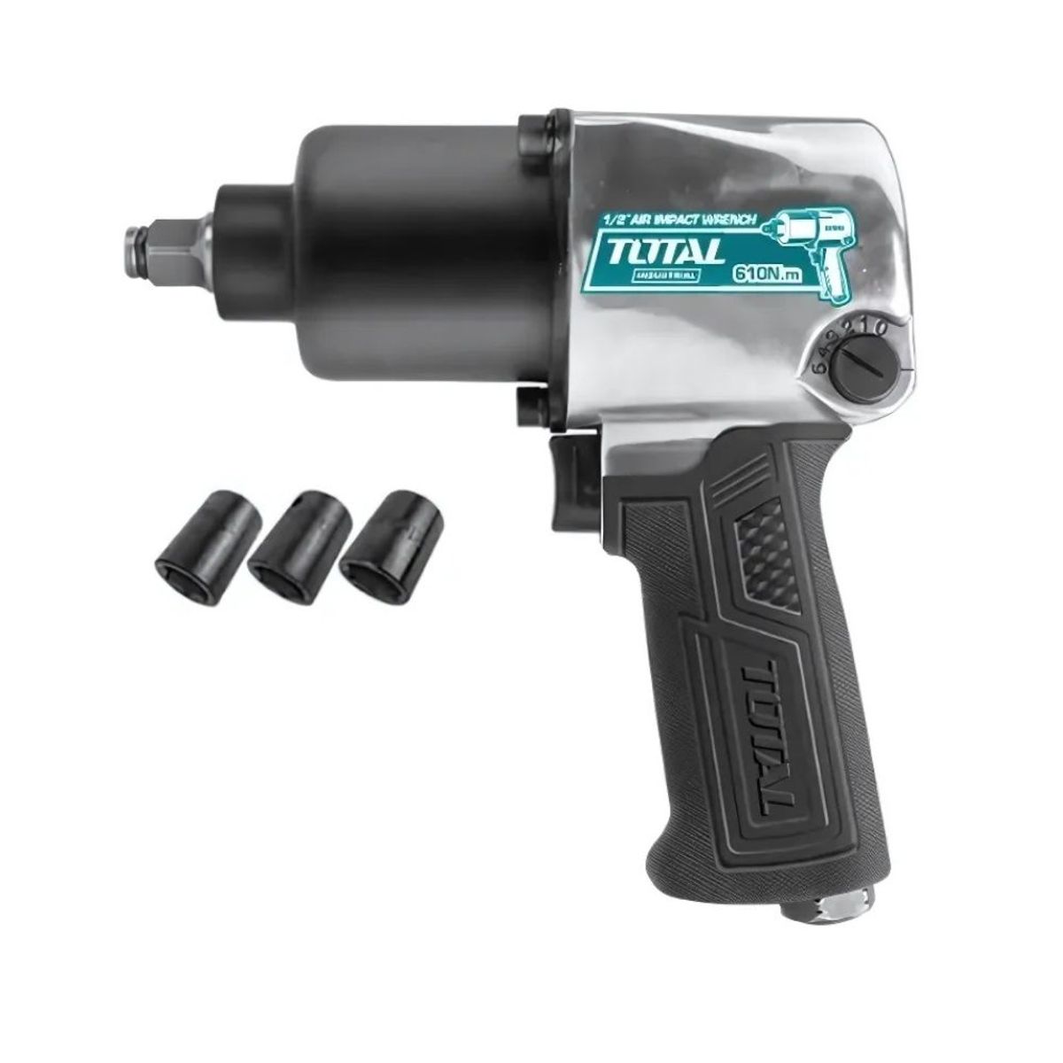 Total Tools - Llave de Impacto Neumática 1/ 2 " 610NM Total
