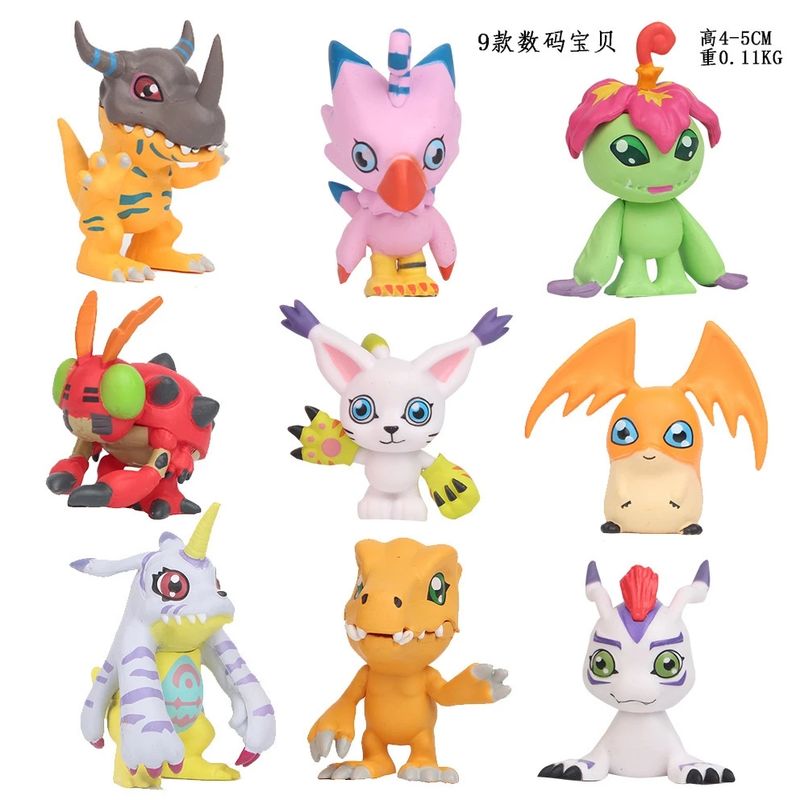 GENERICO - DIGIMON SET DE 9 UNID