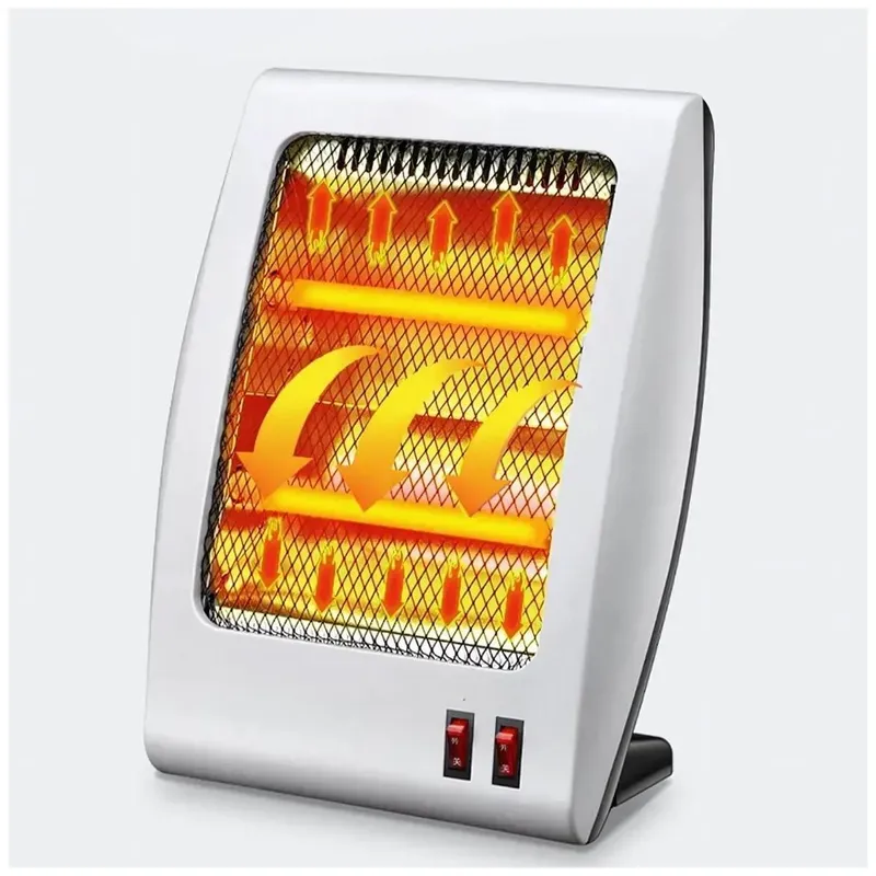 GENERICO - Calefactor Eléctrico Portátil NSB-60 de Cuarzo de 800W