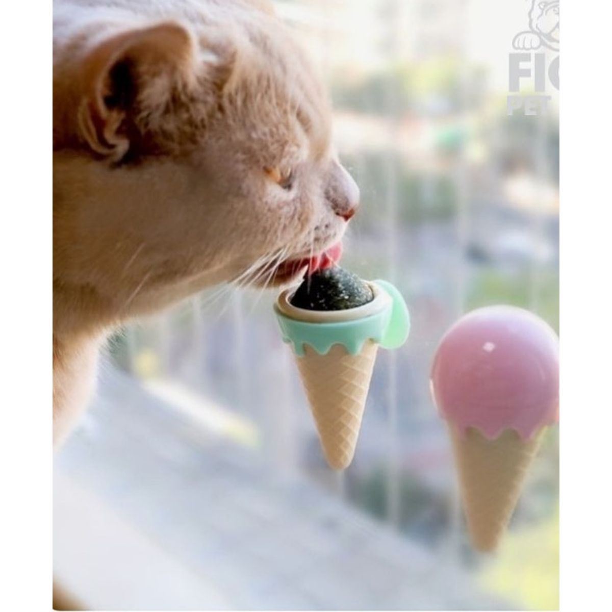 GENERICO - CATNIP ROLLER HELADO - 3 UNIDADES
