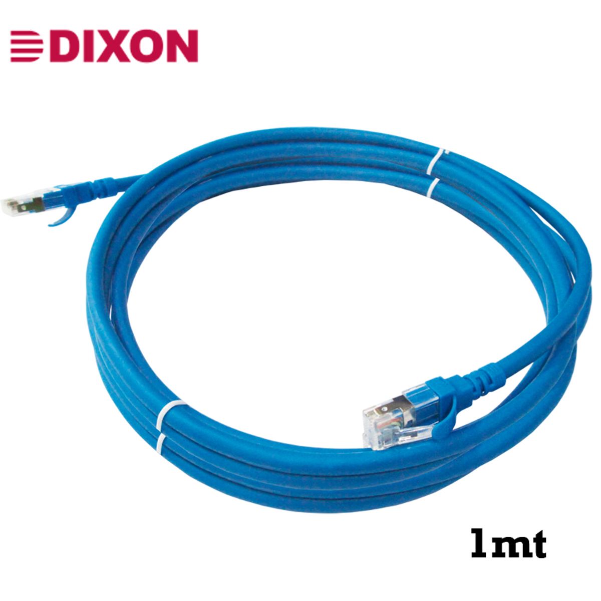 DIXON - Patch Cord Dixon CAT 6 LSZH 1MTS Azul