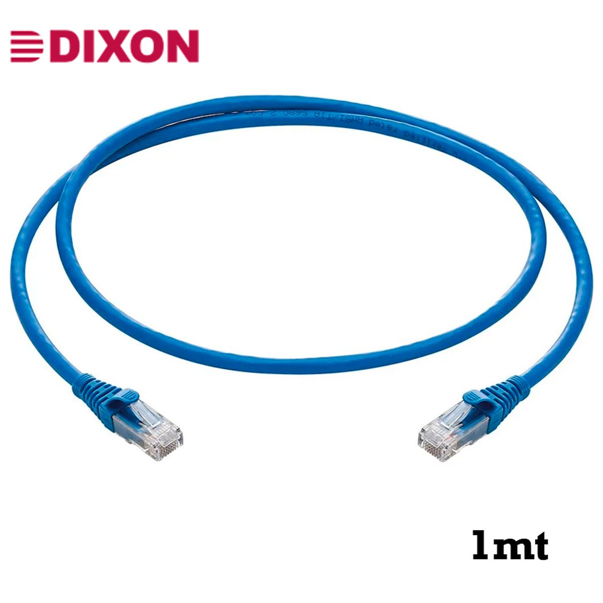 DIXON - Patch Cord Dixon CAT 6 LSZH 1MTS Azul