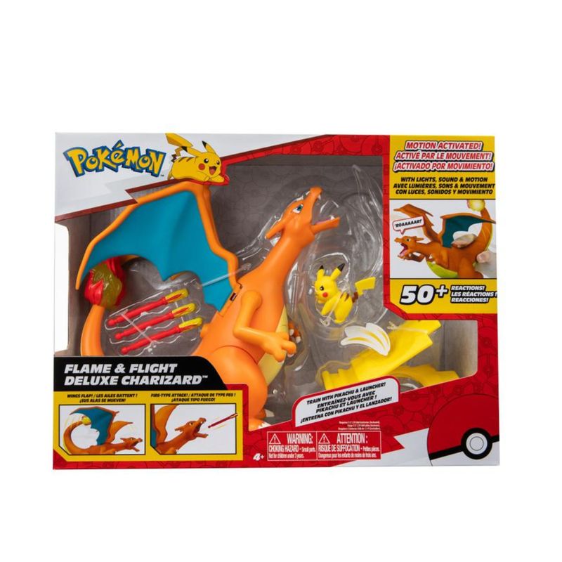 POKEMON - Figura Charizard de Lujo con Sonido y Luces