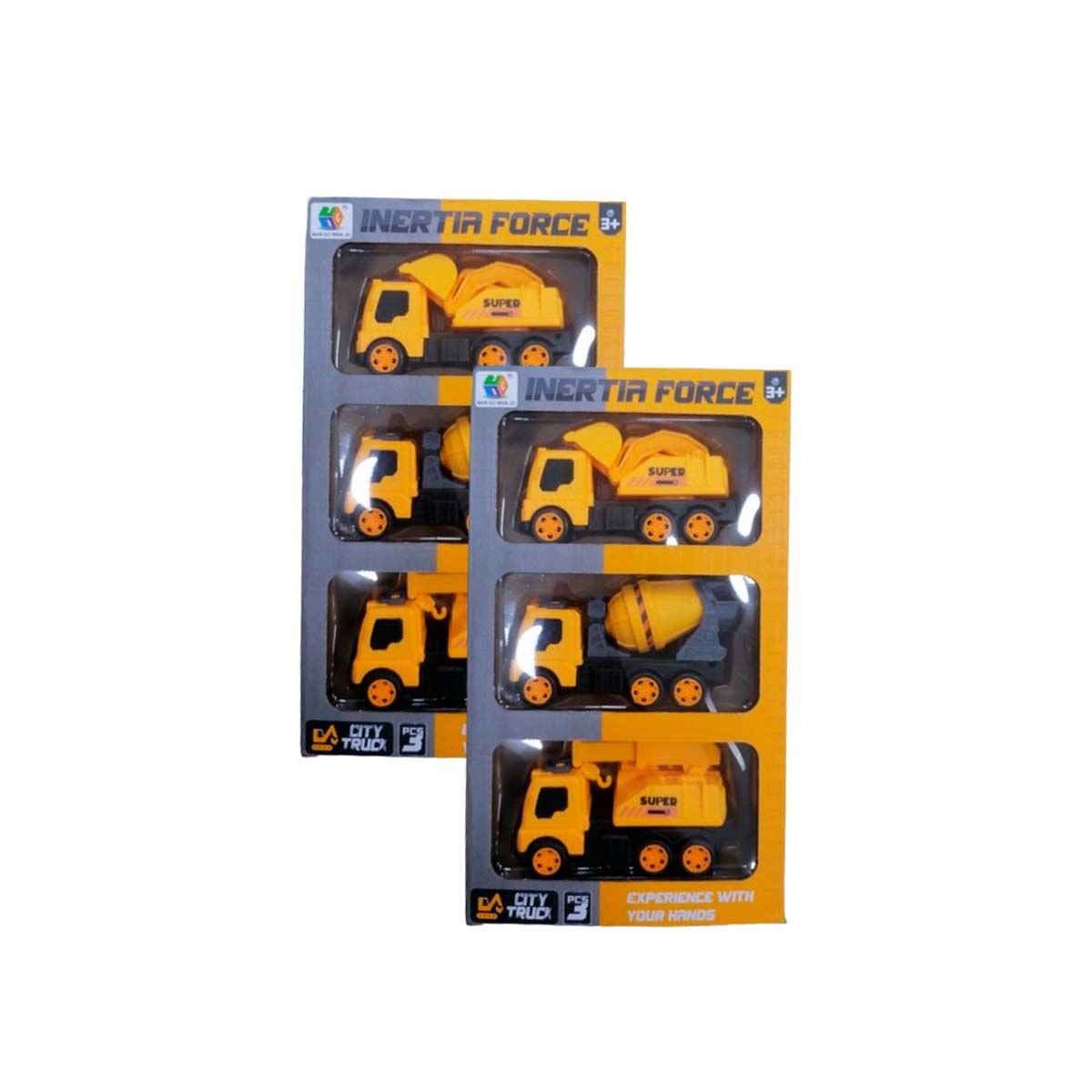 GENERICO - Pack4 Automoviles Bonito de Inertia Force Y+Papel de Regalo