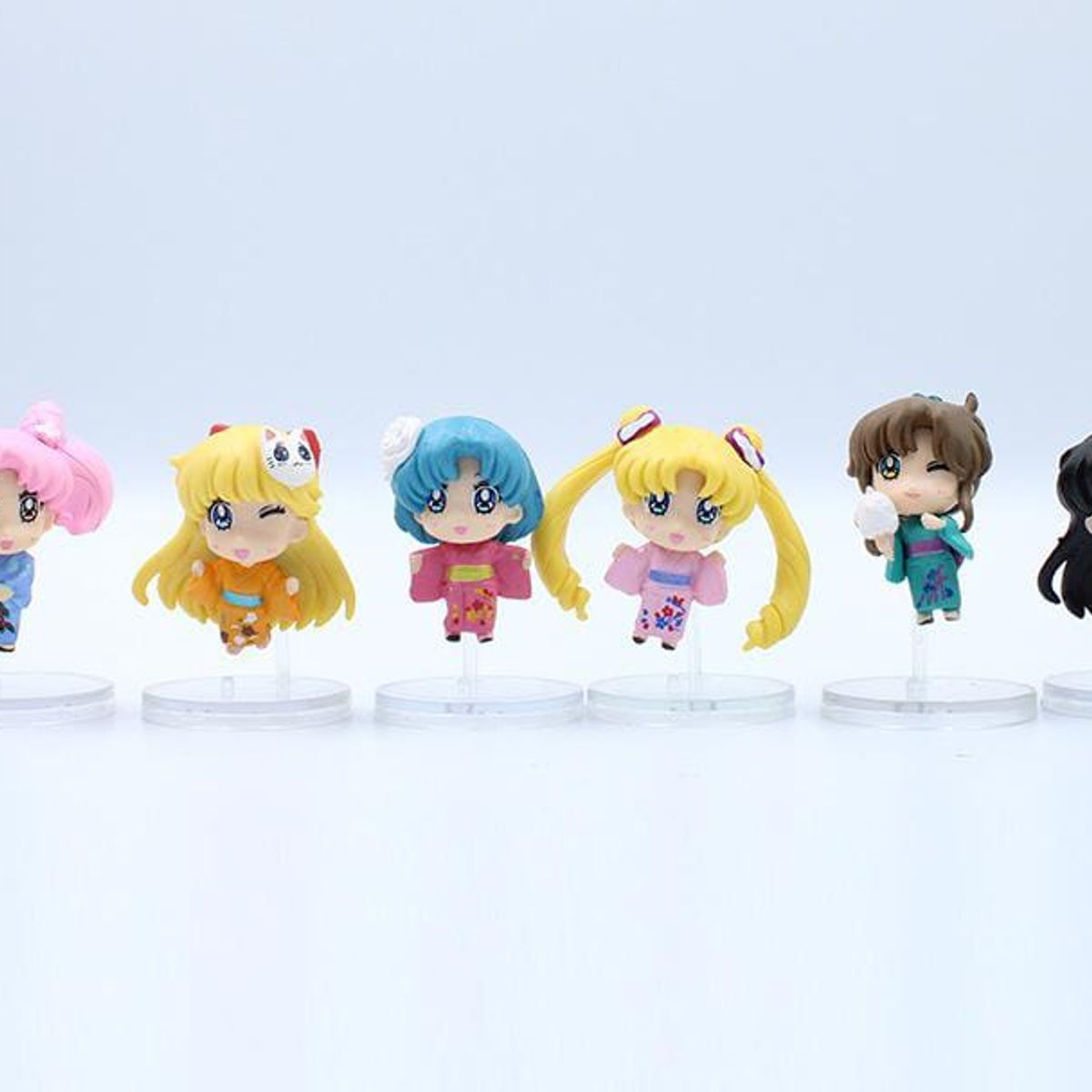 GENERICO - SAILOR MOON CON KIMONO 6 UNID CHIBIS